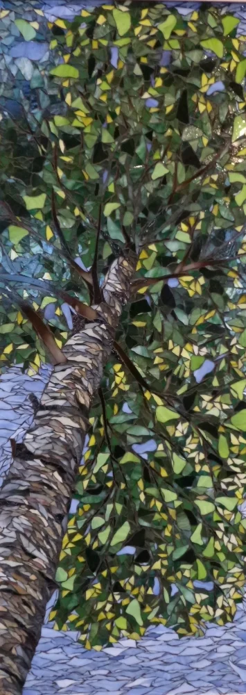 Skyward Birch - Spring 48 x 18 Sold