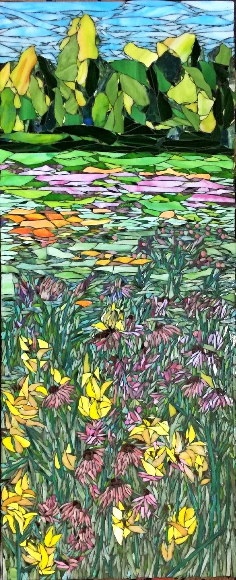 Wildflower Meadow 44" x 18" Sold