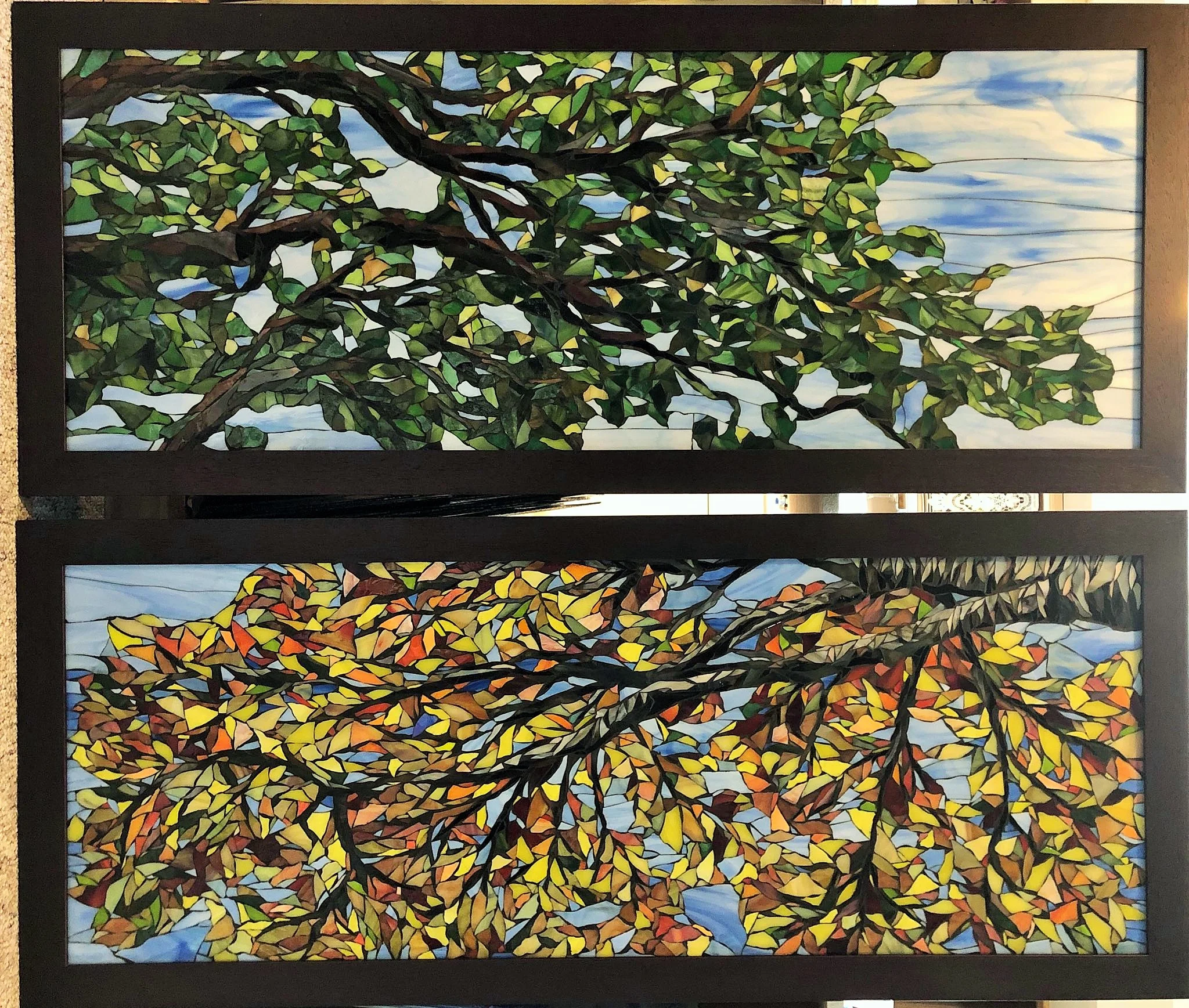 Autumn Birch & Spring Oak