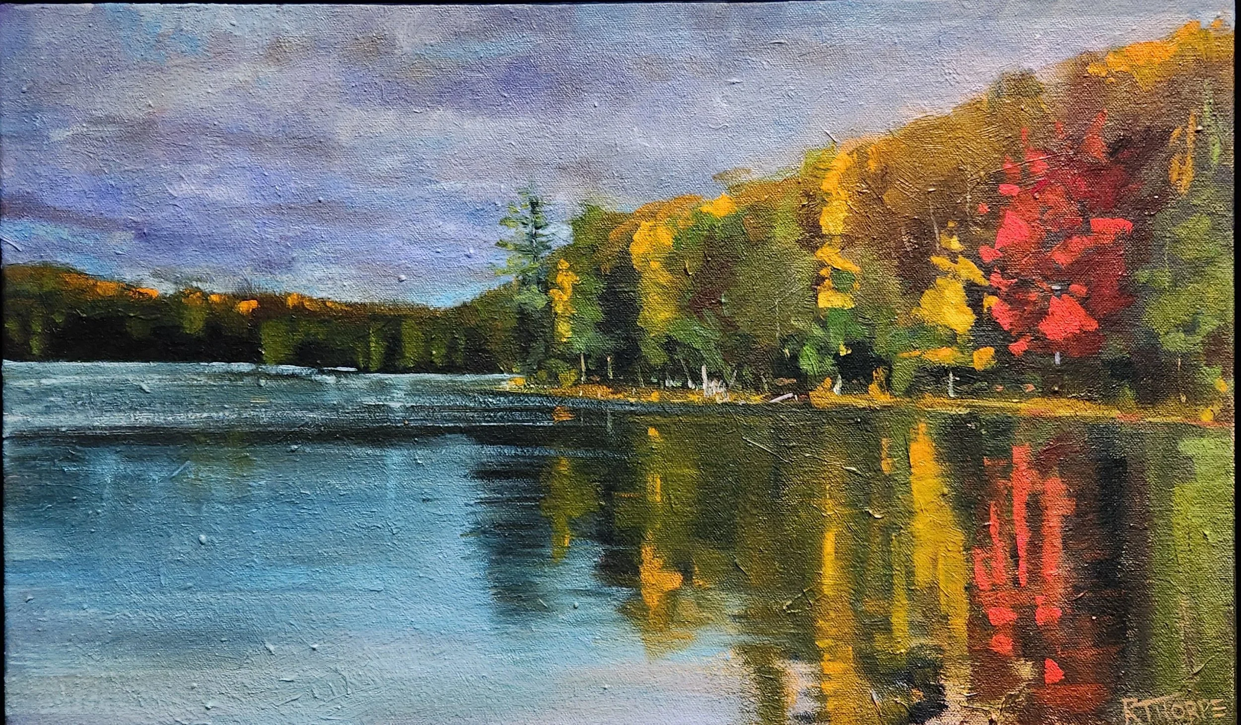 Autumn Sky Reflection