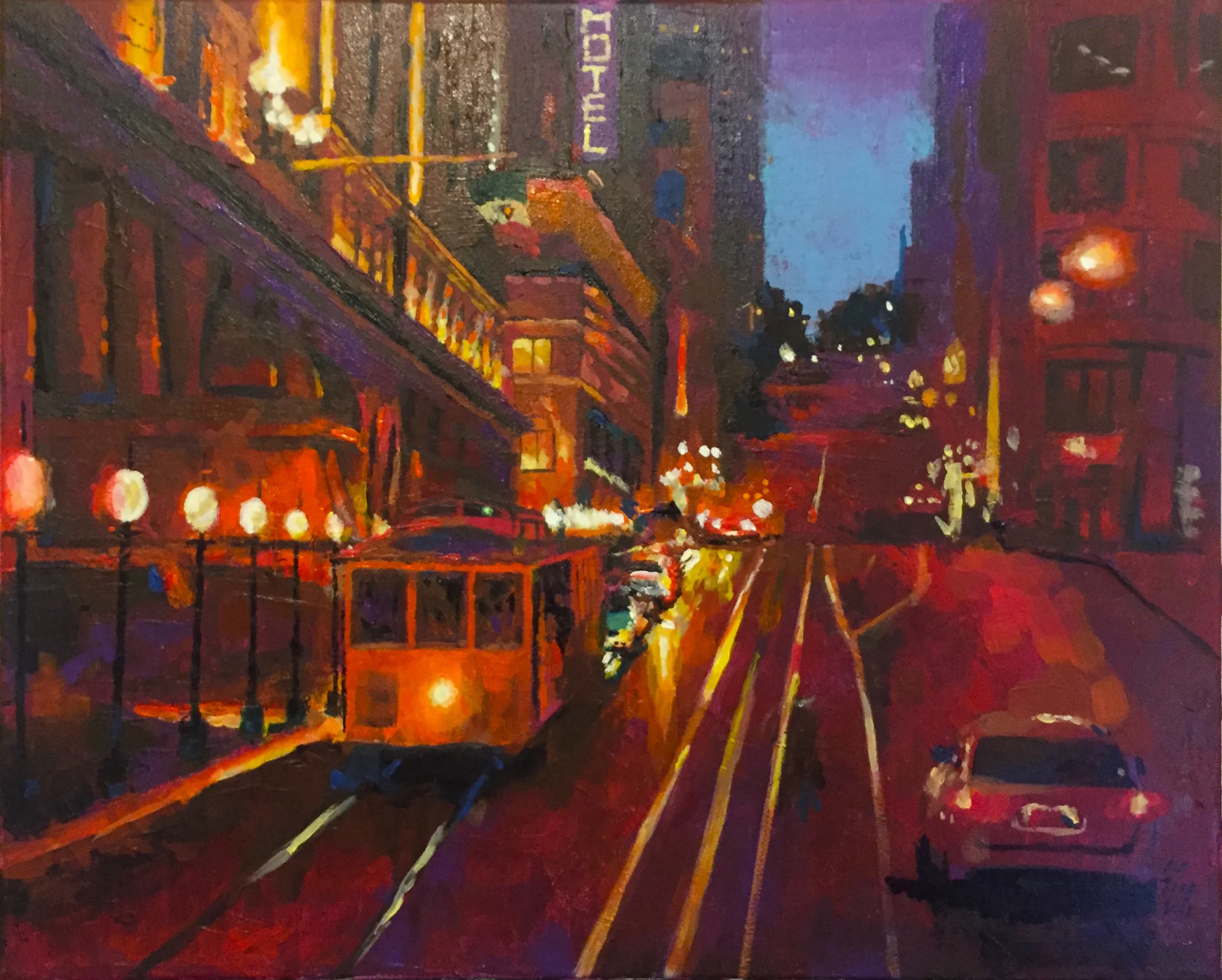  Night Lights II 16x20" 