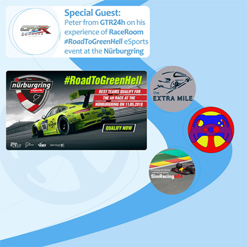 Sim Racing Perspectives Podcast: eSports Special Peter from GTR24h.org on his experiences of the RaceRoom #RoadToGreenHell eSports event at the Nürburgring