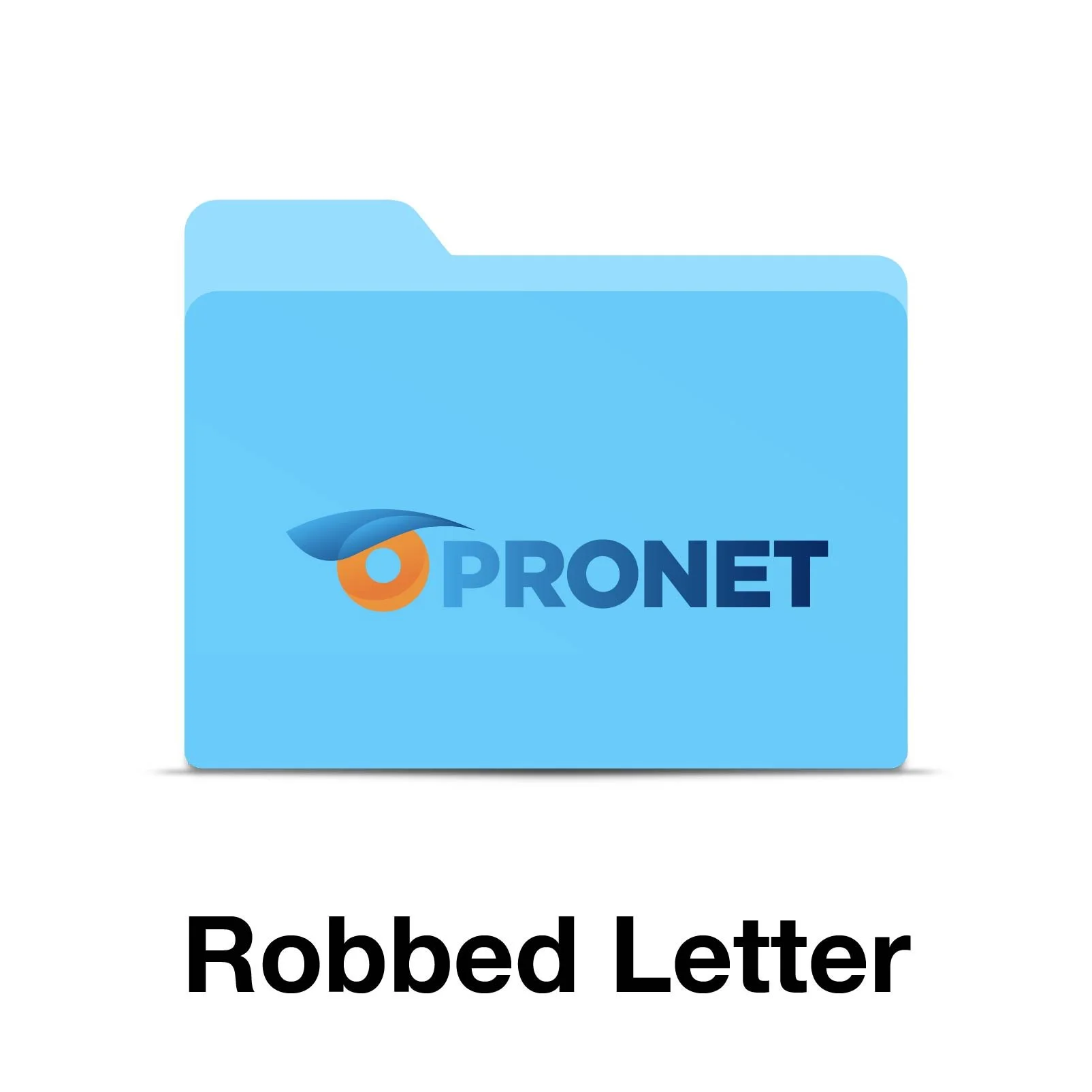 Pronet Robbed Letter // Direct Mailing
