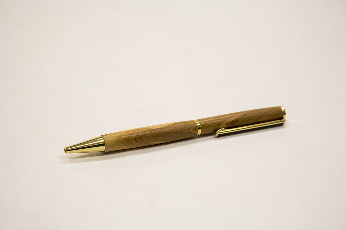 Olive wood Slim Twist