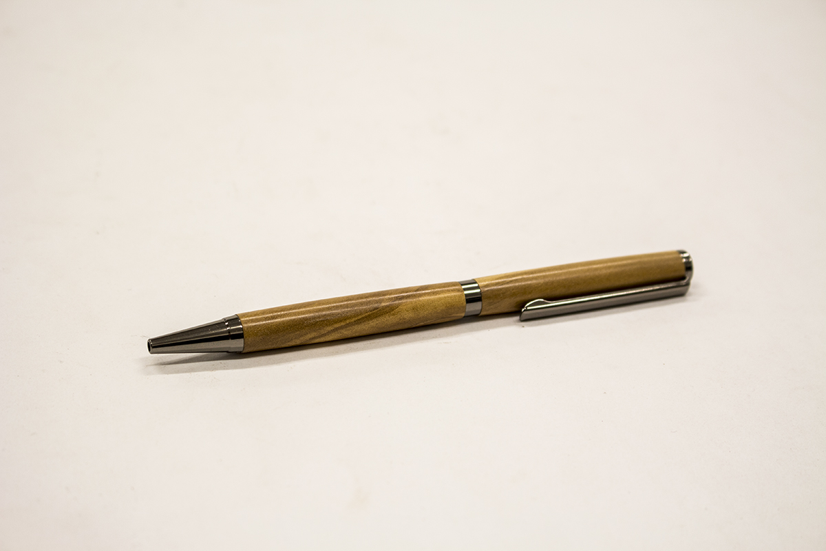 Slim Twist Materials - Olive wood Dimensions - 1/4"W x 5"L Price - $45.00 (Sold)