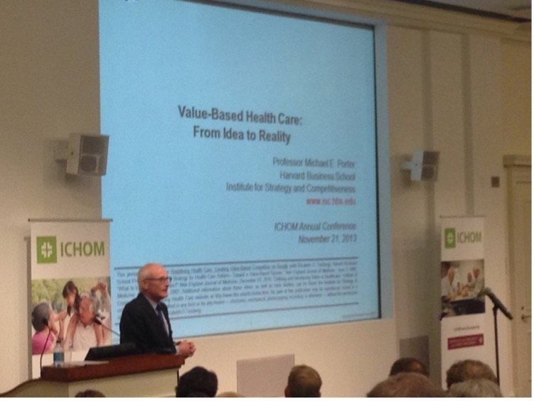Prof. Porter introducing Value-based Heathcare at the first ICHOM conference in Boston