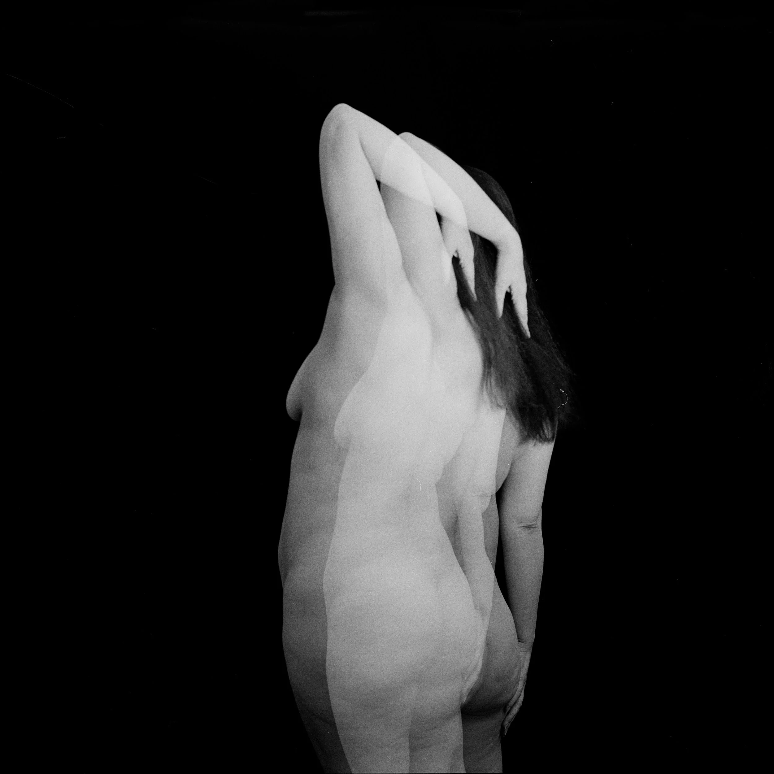 Fine art photography, The body, Figure, Nude, Black and White, Film photography