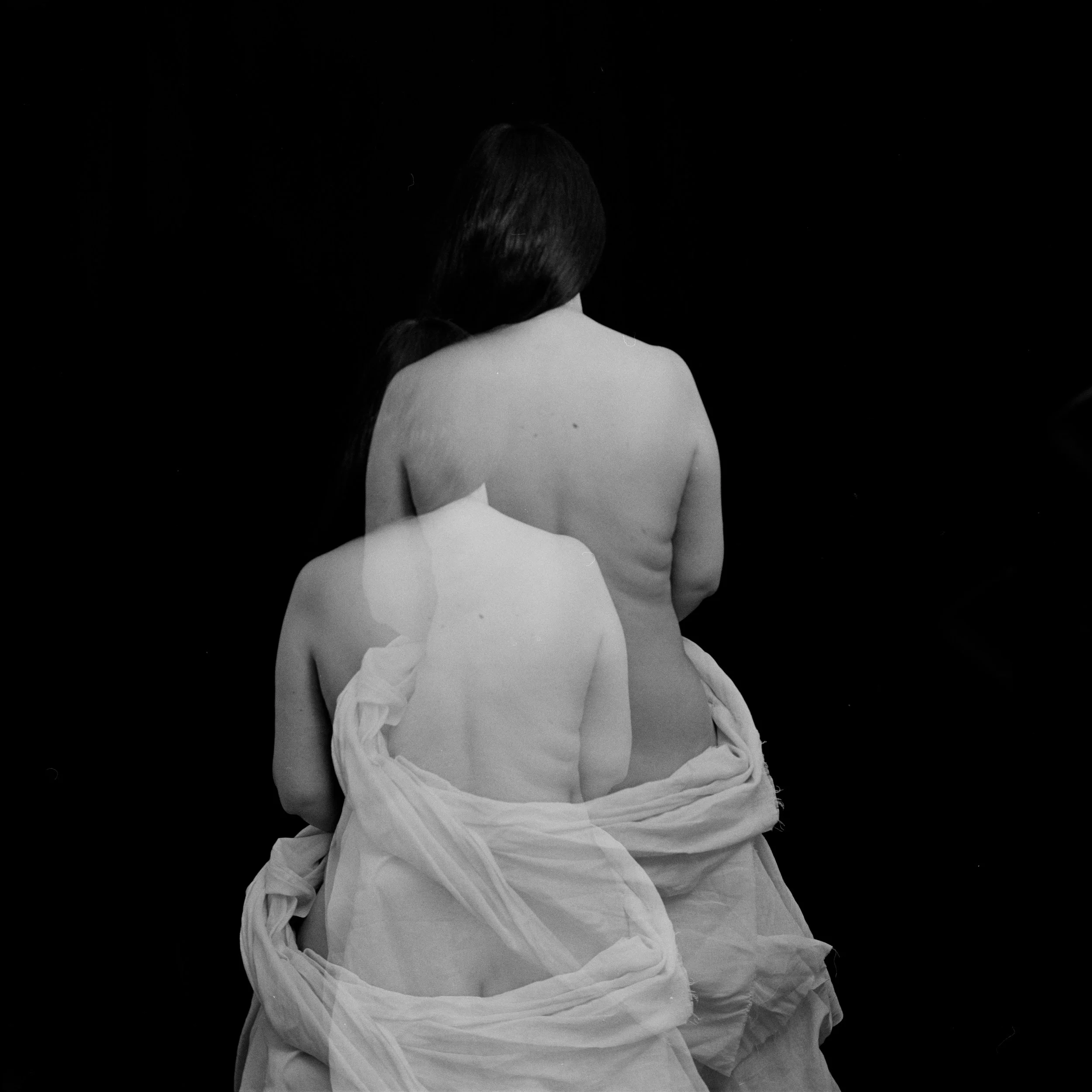 Fine art photography, The body, Figure, Nude, Black and White, Film photography