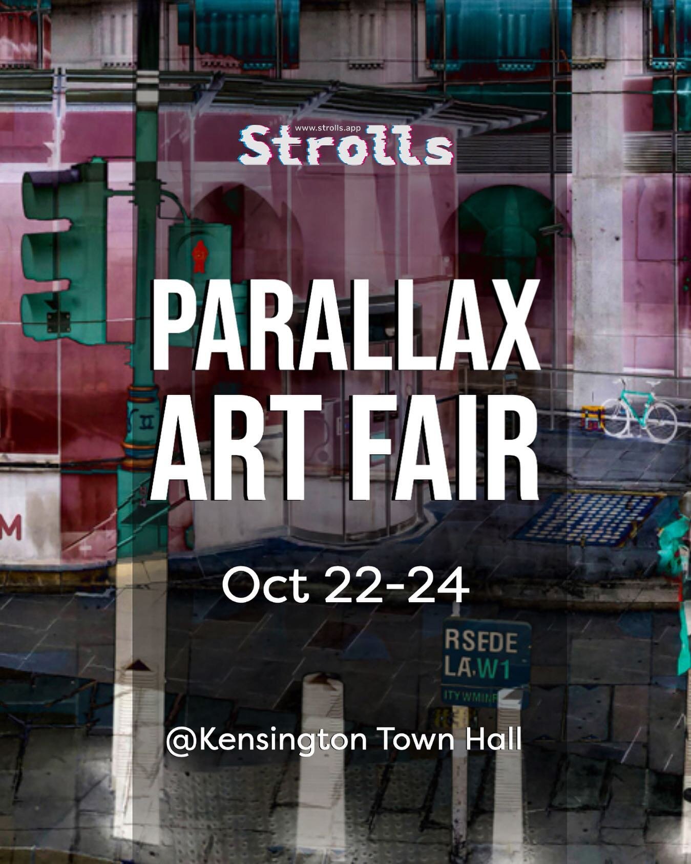 We are just one day away from the opening weekend of Parallax Art Fair in London.
Join us at the Kensington Town Hall and look for RubikSpace at shop B8. 
We are presenting @strolls.app by @amirbech . A project exploring what makes cities humane. 

G