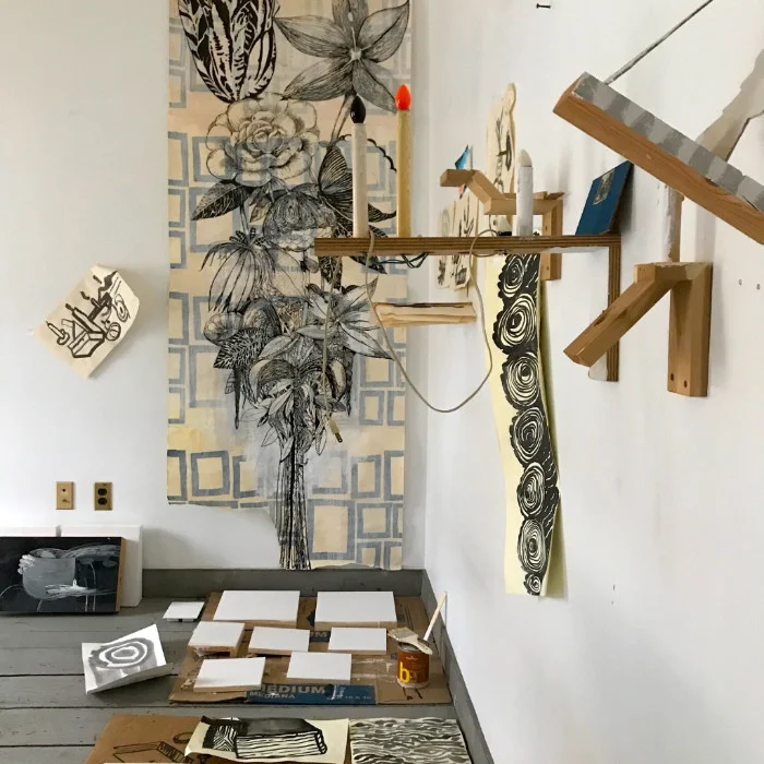Our current local artist WolfyII studio is being put to beautiful use, and he is offering two community workshops this month at Instar! Wooo-hooo! We are delighted to welcome artist Louise Smith into the space this month too! Thank you everyone for your support and for keeping art cool!