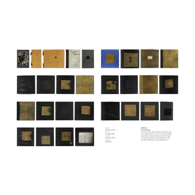 Derek Jarman's Sketchbooks, early morning color quotes: “Violet has the shortest wavelength of the spectrum. Behind it, the invisible ultraviolet. Roses are Red, Violets are Blue. Poor violet, violated for a rhyme.”