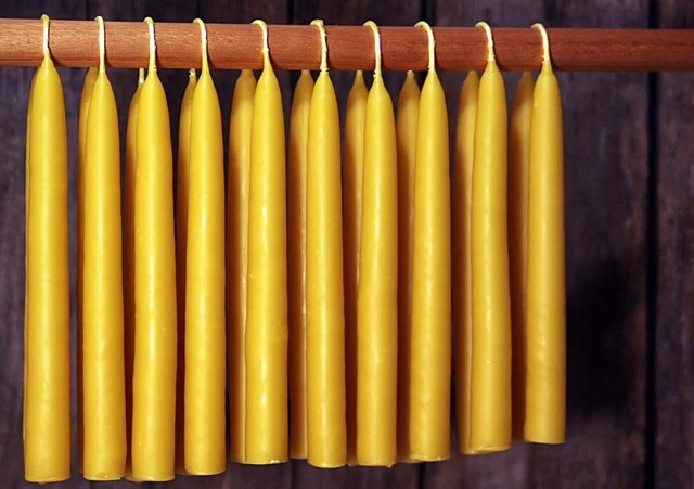 Stay bright during these cold dark evenings. Beeswax candles create magic, purifying the air and spirit when burned. We think beautiful handmade objects turn a home into a sanctuary--a holy home. Purchase a set for yourself or for housewarming gifts.