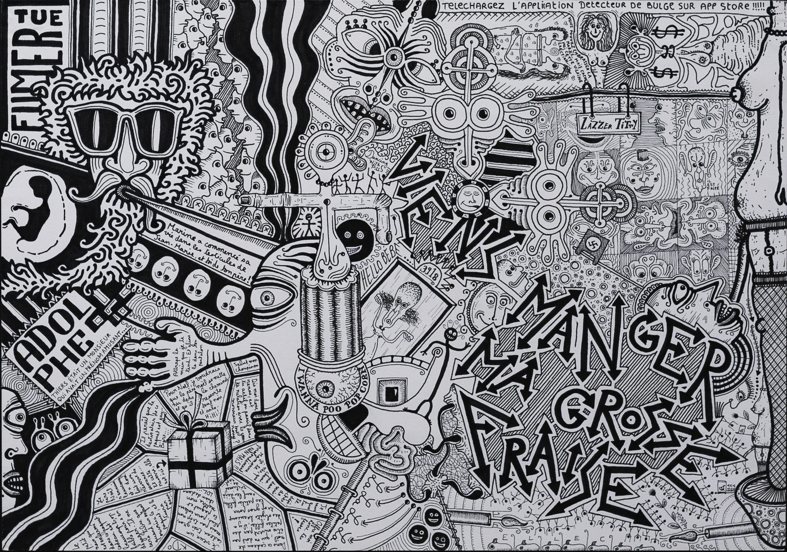 Untitled, 2012, A4, Ink on paper