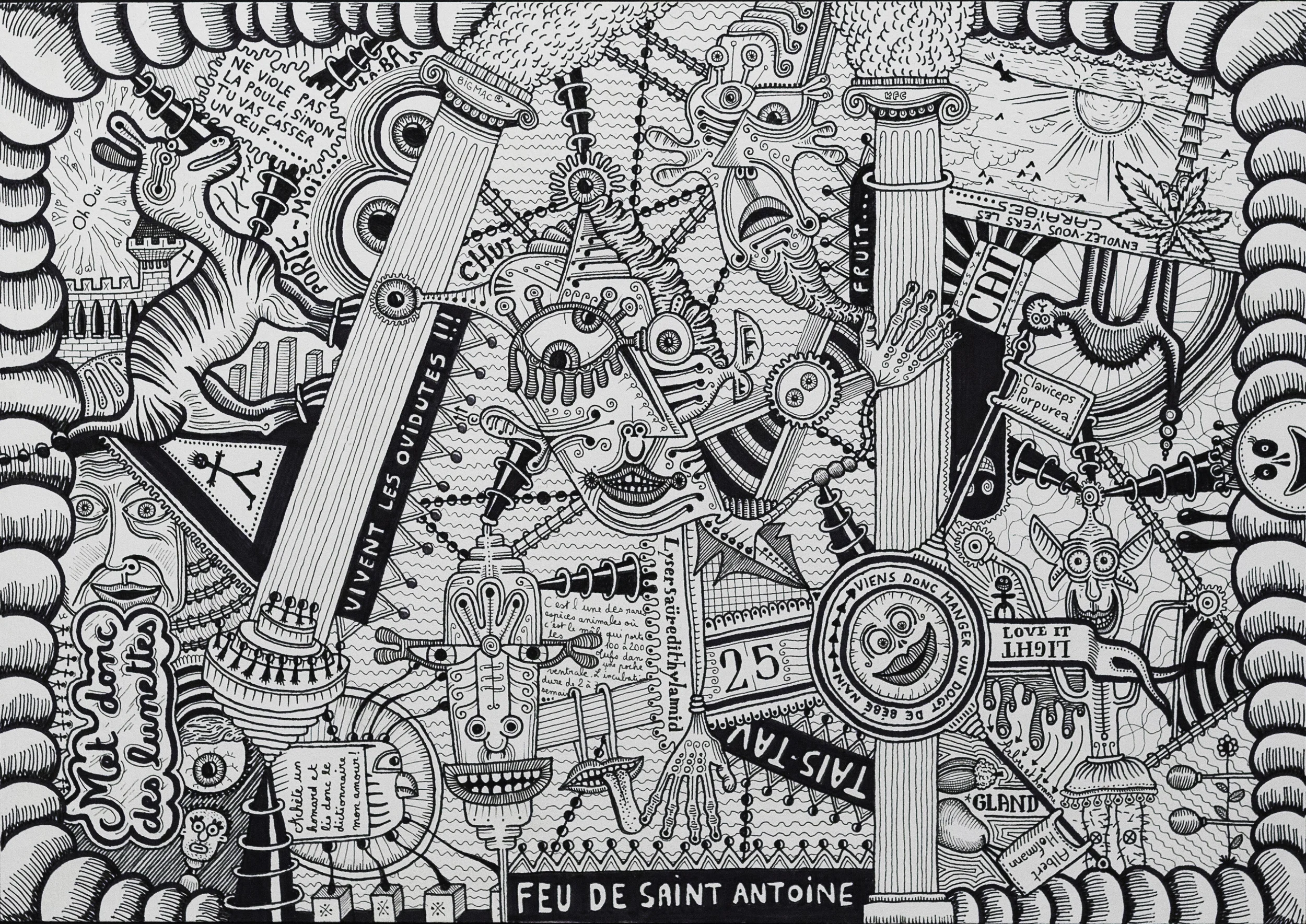 Untitled, 2012, A4, Ink on paper