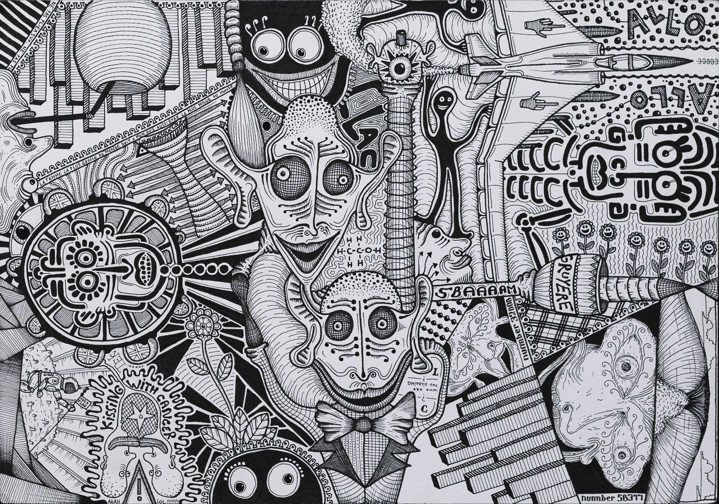 Untitled, 2012, A4, Ink on paper