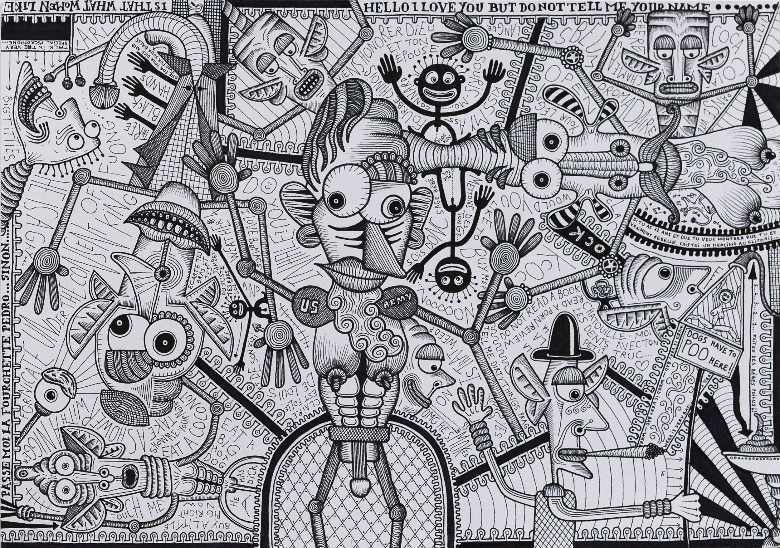 Untitled, 2012, A4, Ink on paper