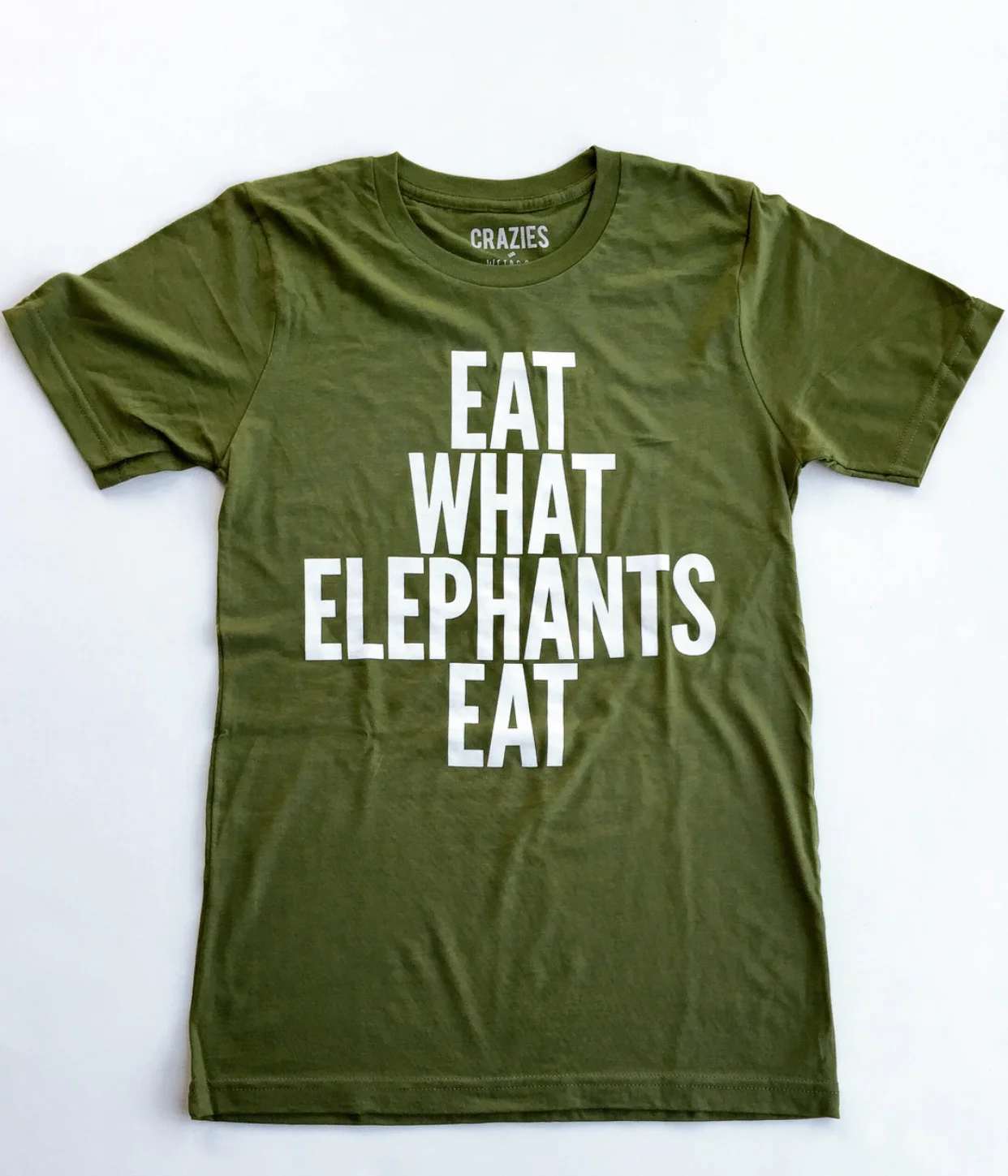 Pre-Order Eat What Elephants Eat "Herbivore" Organic T-Shirt