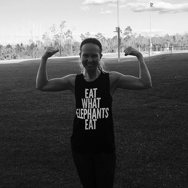 Another beautiful herbivore in our organic tank, representing the compassionate lifestyle of #craziesandweirdos.  Thanks pretty lady @_kkristakk! 💞🐘🌿 #eatwhatelephantseat