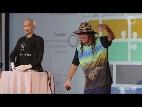 Dr. Ben Goertzel & Sophia The Robot - Artificial Intelligence, Robotics & Blockchain
