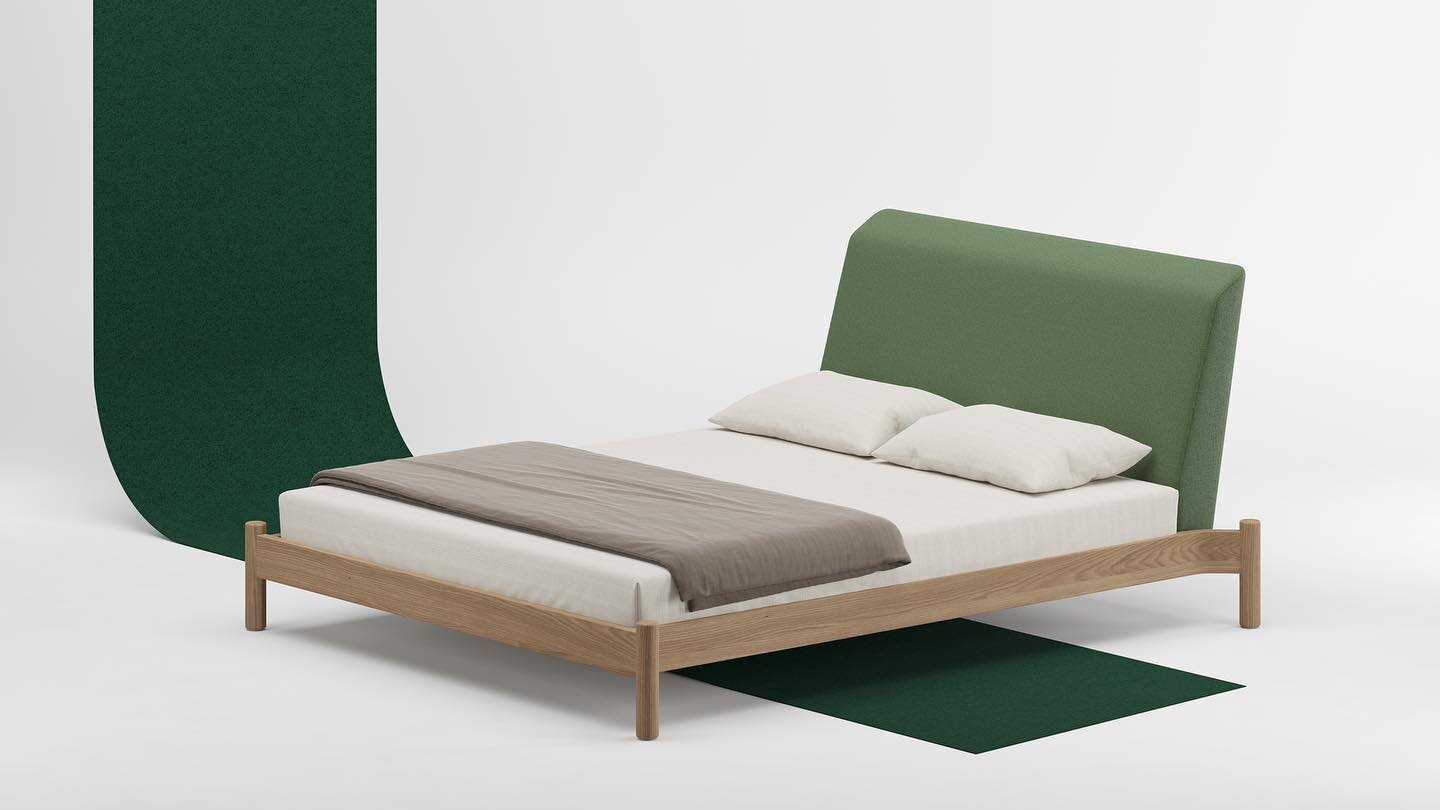 Launching &quot;Ether&quot; for @metoda_collection this week at @isaloniofficial in Milan! Our bed is designed with comfort and relaxation in mind, featuring an upholstered backrest available in two heights, perfect for late-night reading or just sim