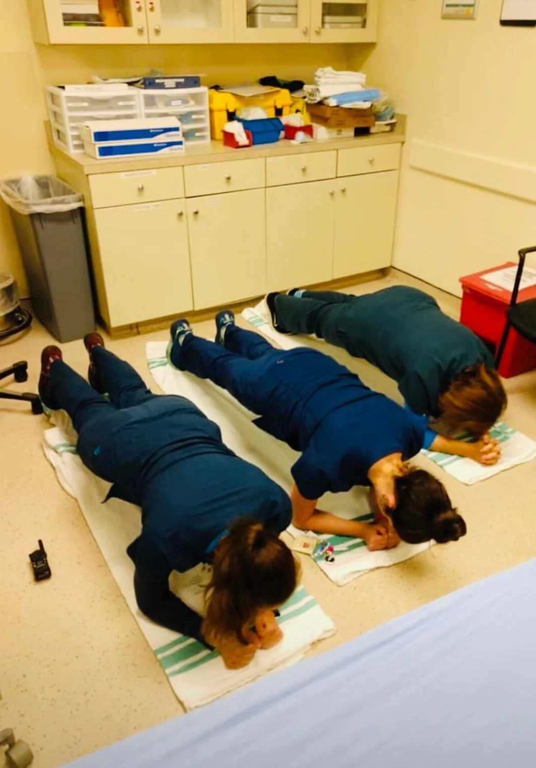 …. and still planking at 70 years old in 2019, with co-workers half her age!! She is an inspiration for us all to keep MOVING!!!