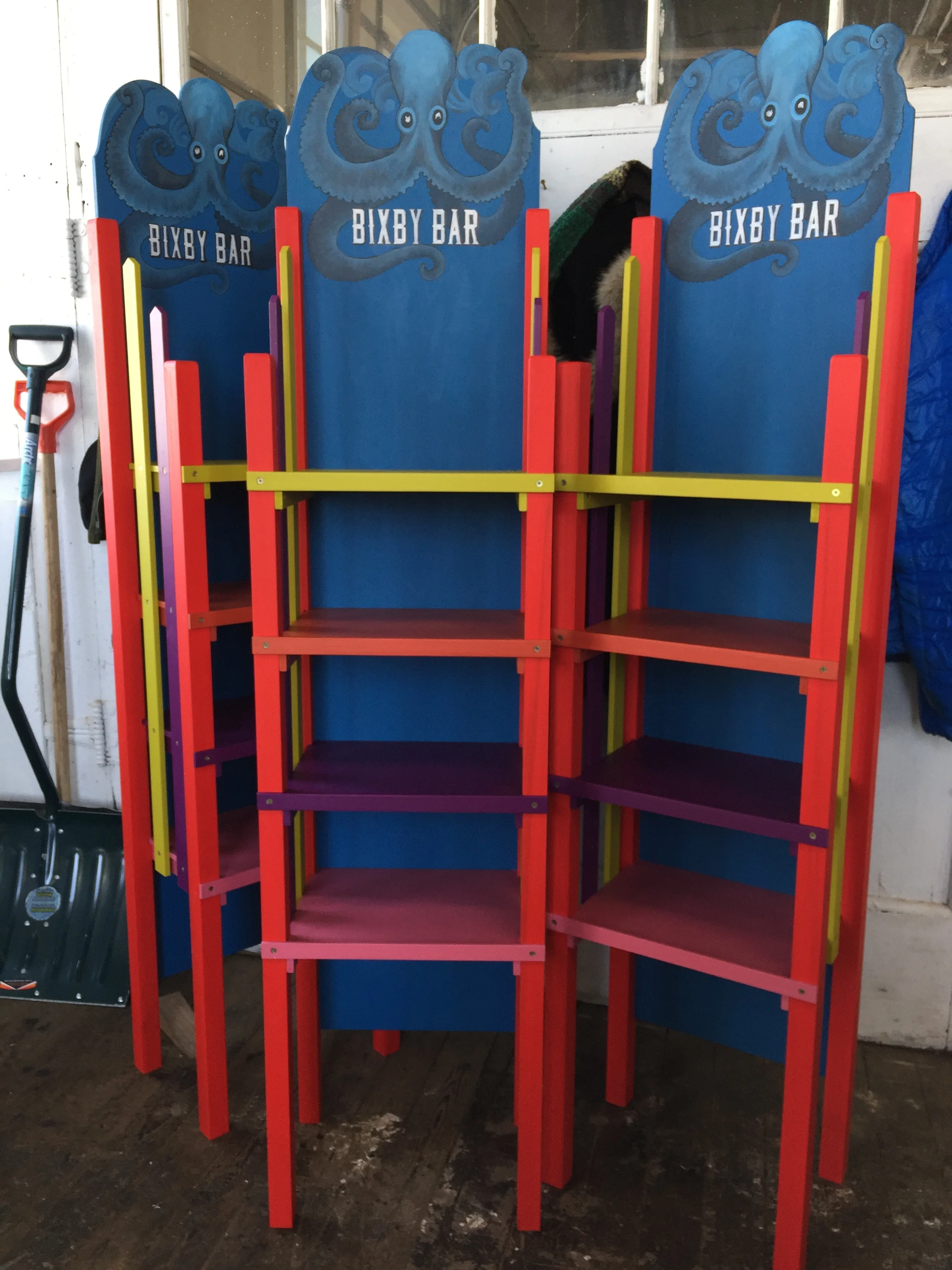 more Bixby Bar display stands