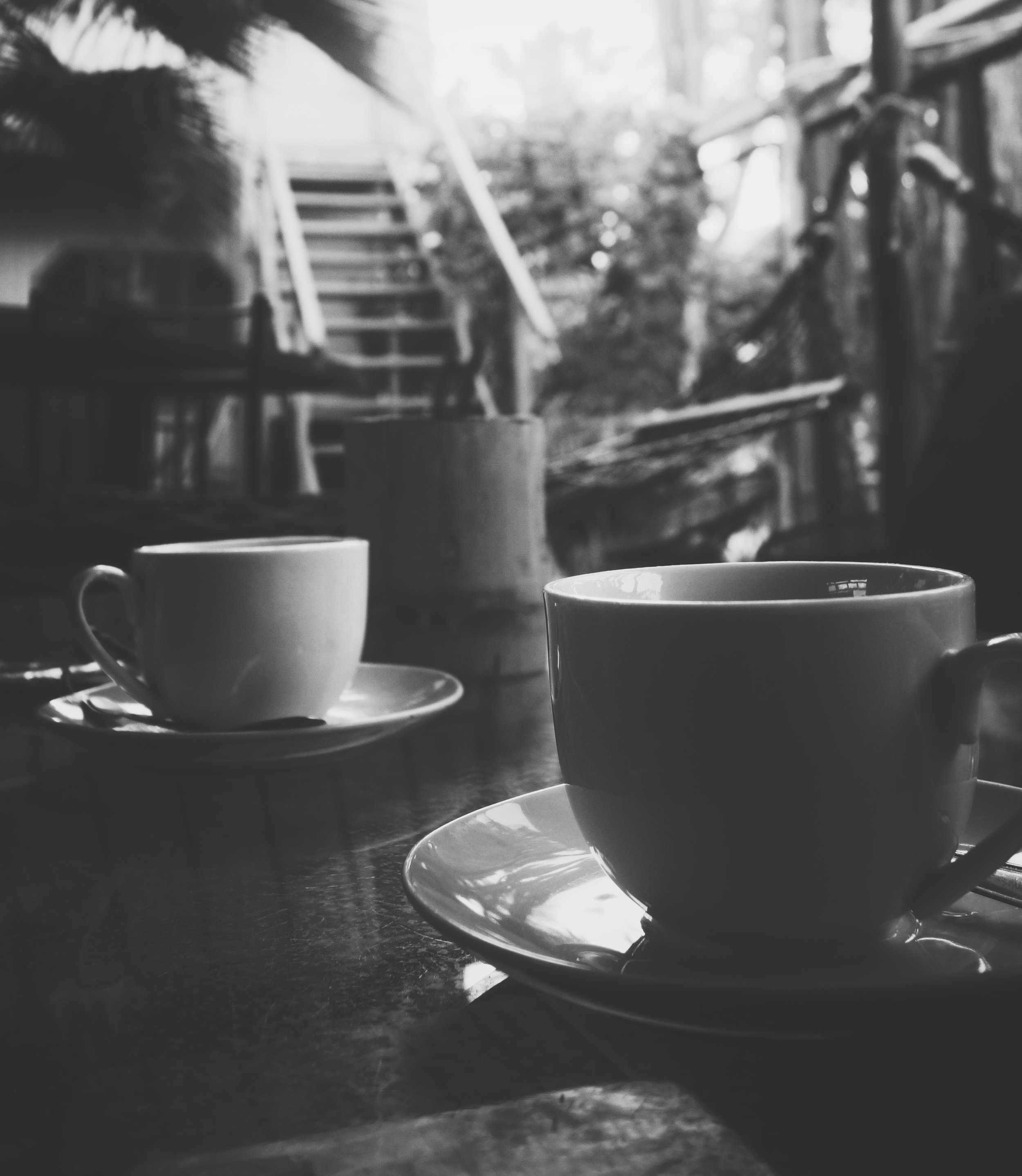 In my morning nook.