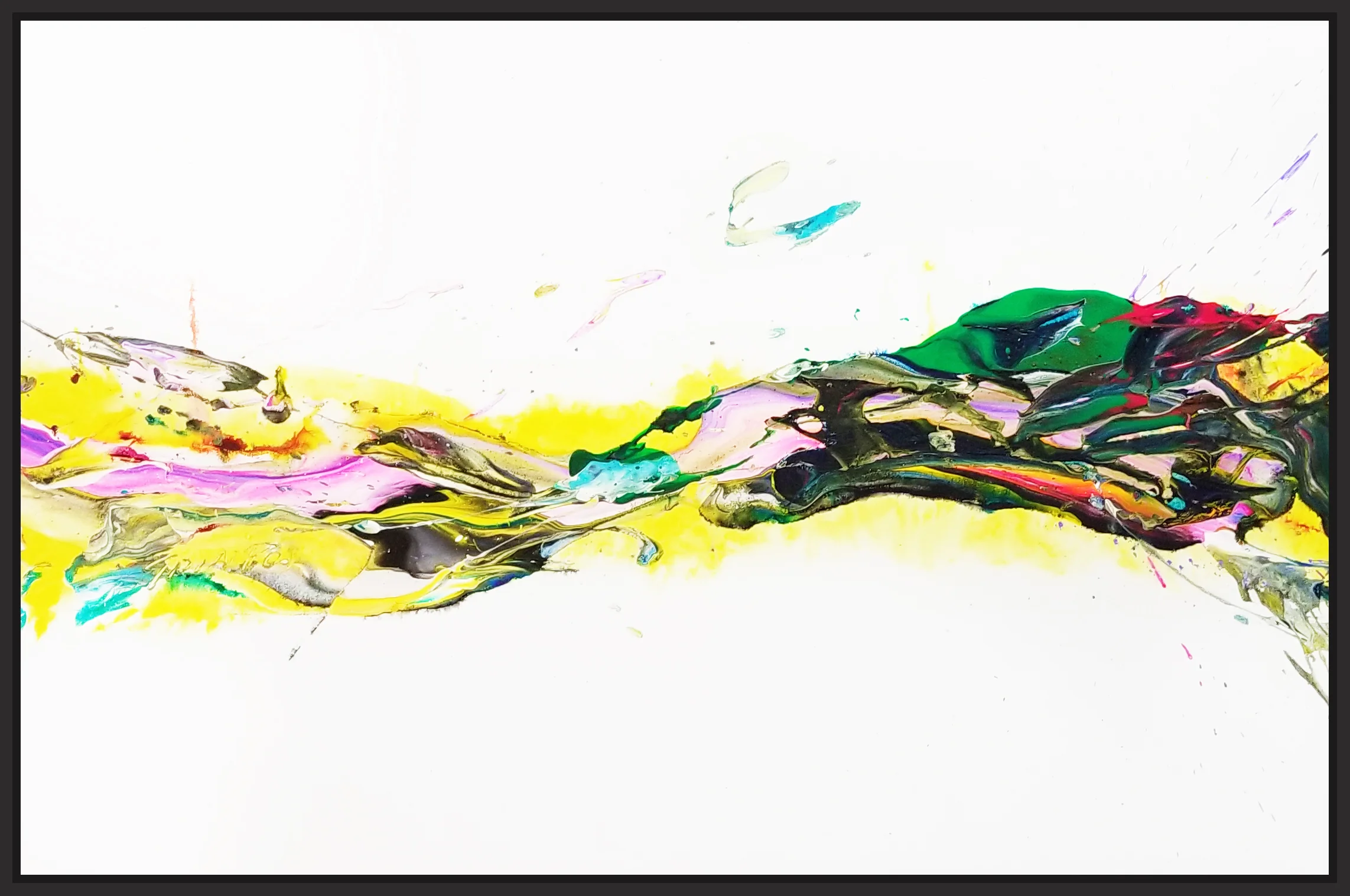 SP² #69, 2017, acrylic on canvas, 36" x 54" (91.4 x 137 cm) in New York, USA