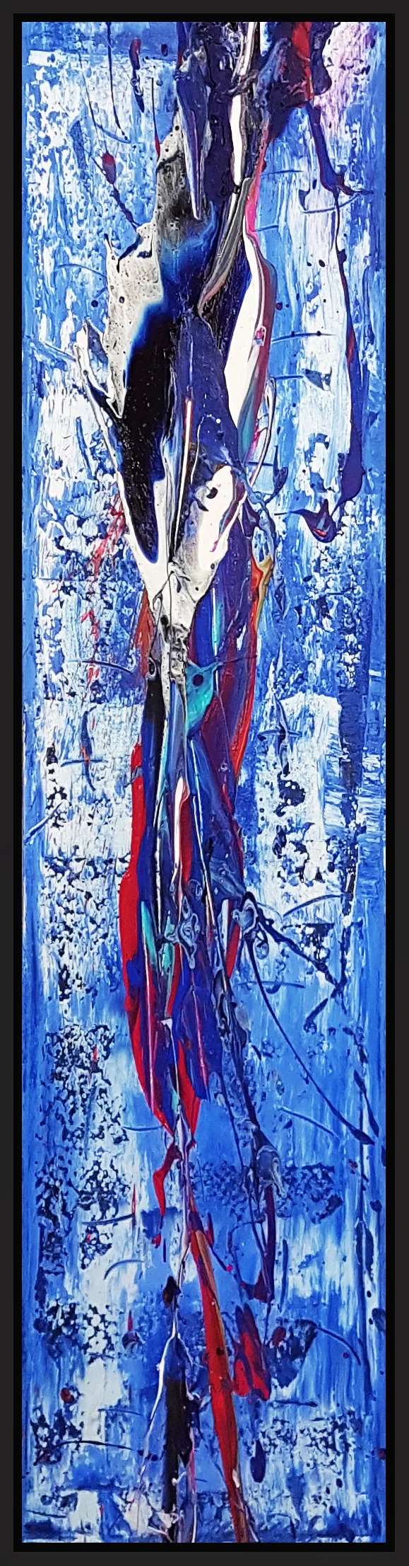 SP² #24, 2017, acrylic on canvas, 60" x 16" (213.4 x 40.6 cm)