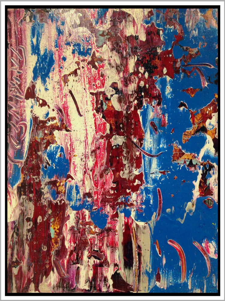 Untitled #40, 2016, acrylic on panel, 16” x 12" (40.6 x 30.5 cm)
