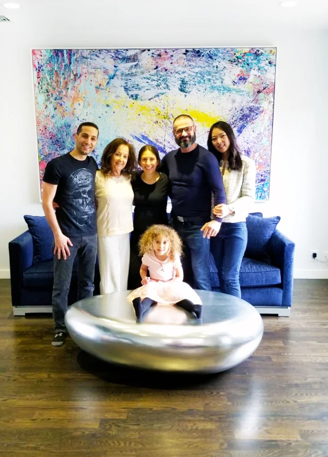 Peter Triantos with Fortune's family.jpg