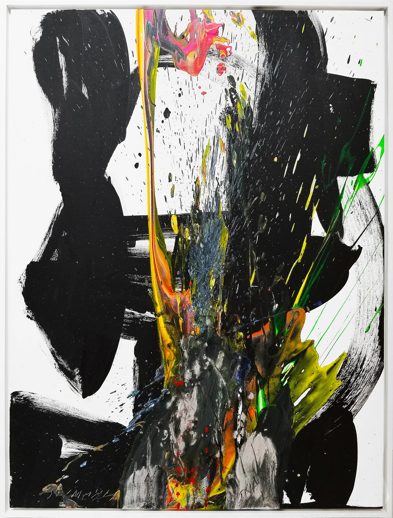 SP2 #111, 2018, acrylic on canvas, 48"x36" (121 x 91.4 cm)