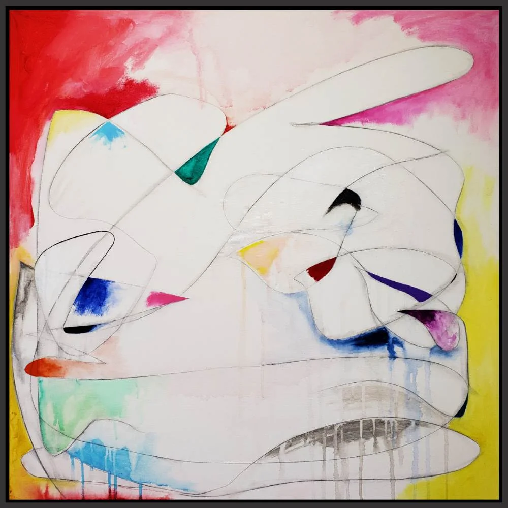 Untitled#105, 2019, acrylic on canvas, 30“ x 30” (76 x 76 cm)