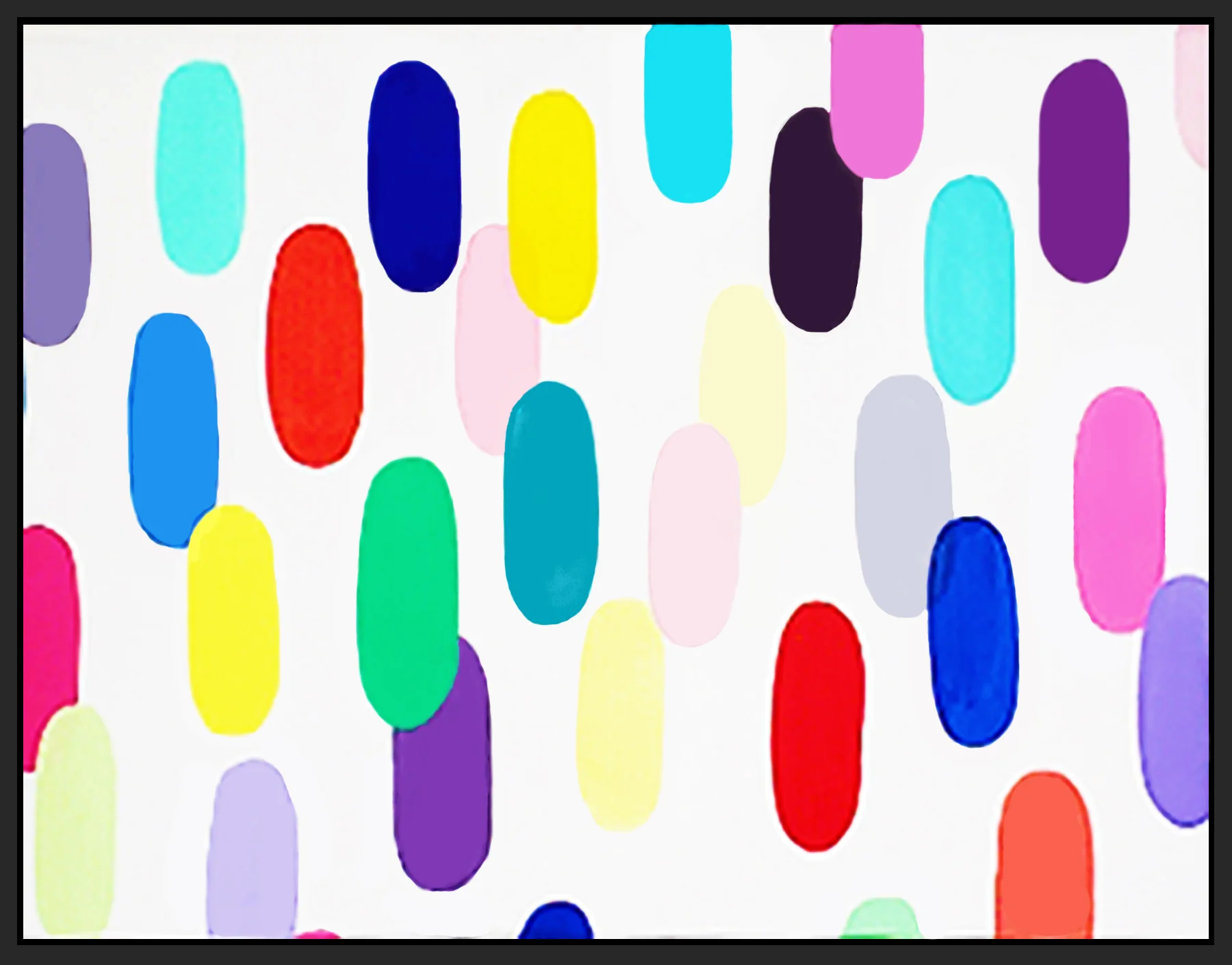 Jelly Bean#60, 2018, acrylic on canvas, 48" x 36" (122 x 91.4 cm) in Seoul, Korea
