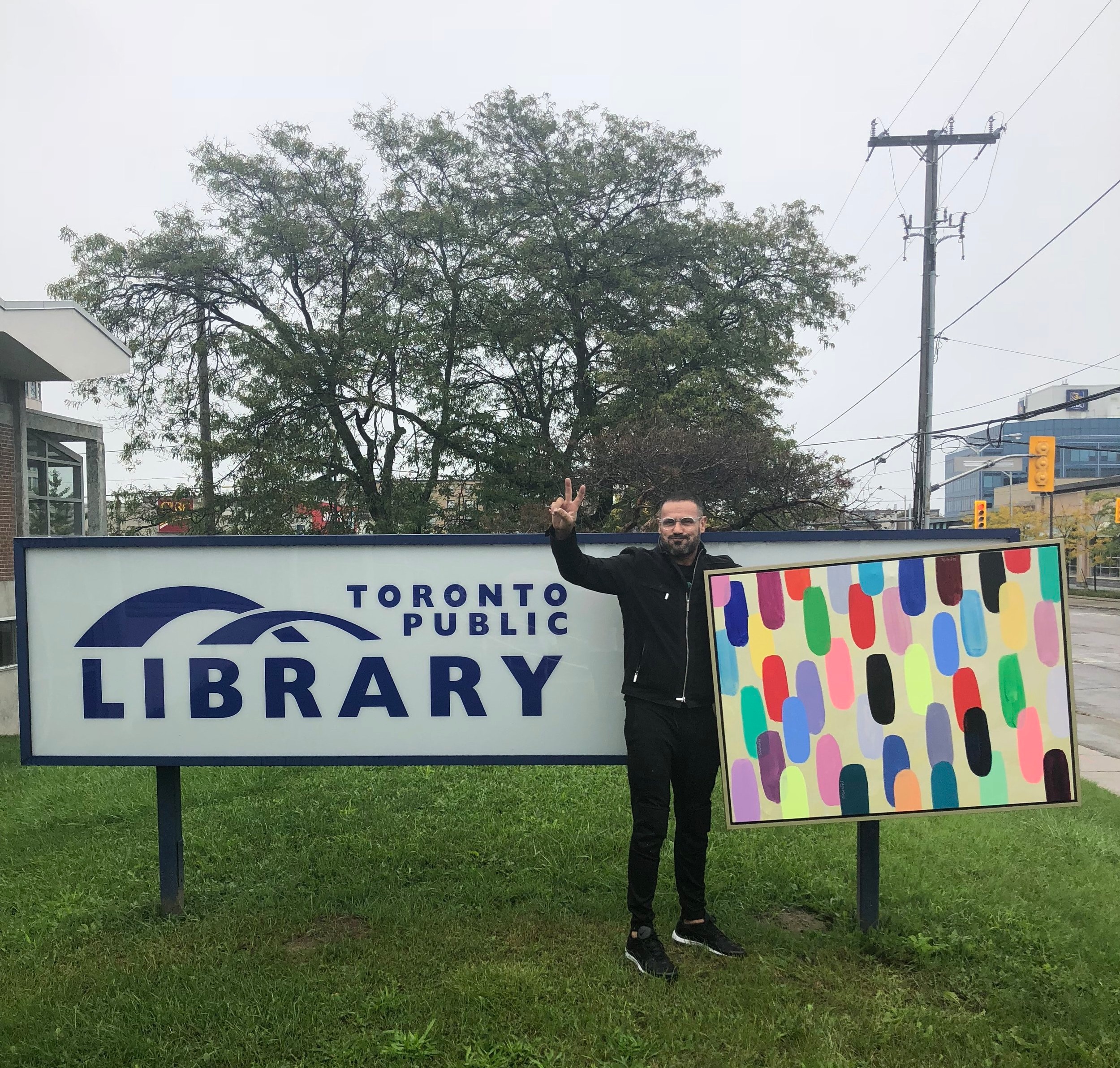 Exhibition at Public Library in Don Mills