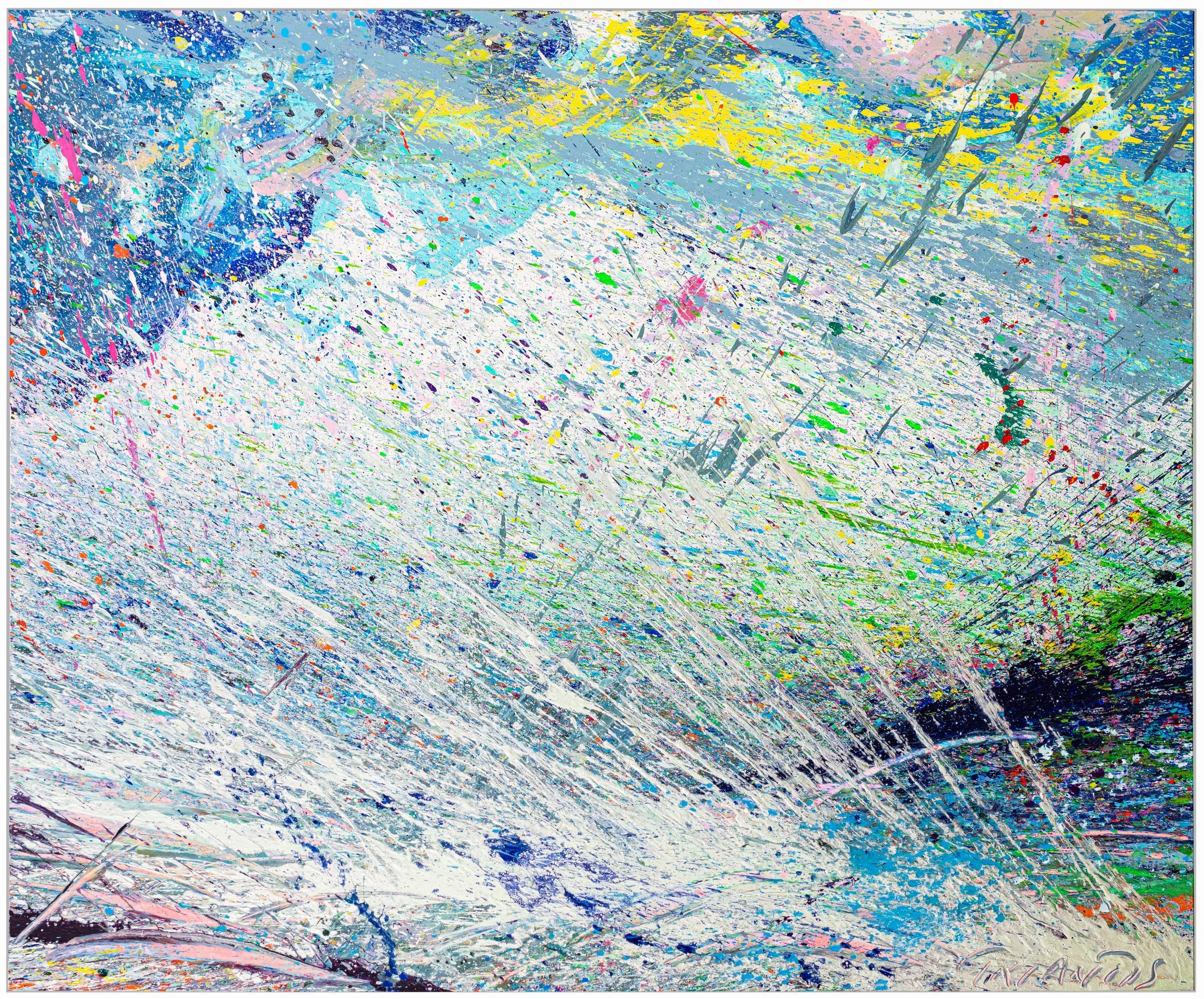 Napa Valley #27, 2021, acrylic on canvas, 60" x 72" (152.4 x 182.8cm)