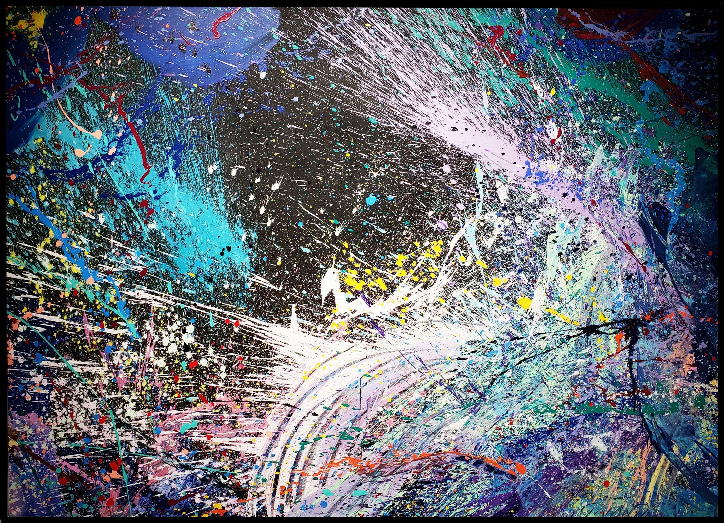 Napa Valley #63, 2019, acrylic on canvas, 60" x 84" (152.4 x 213.4)
