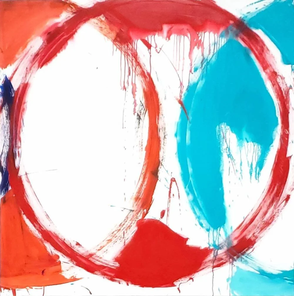 Circle #3, 2018, acrylic on canvas, 72" x 72" (183 x 183 cm)