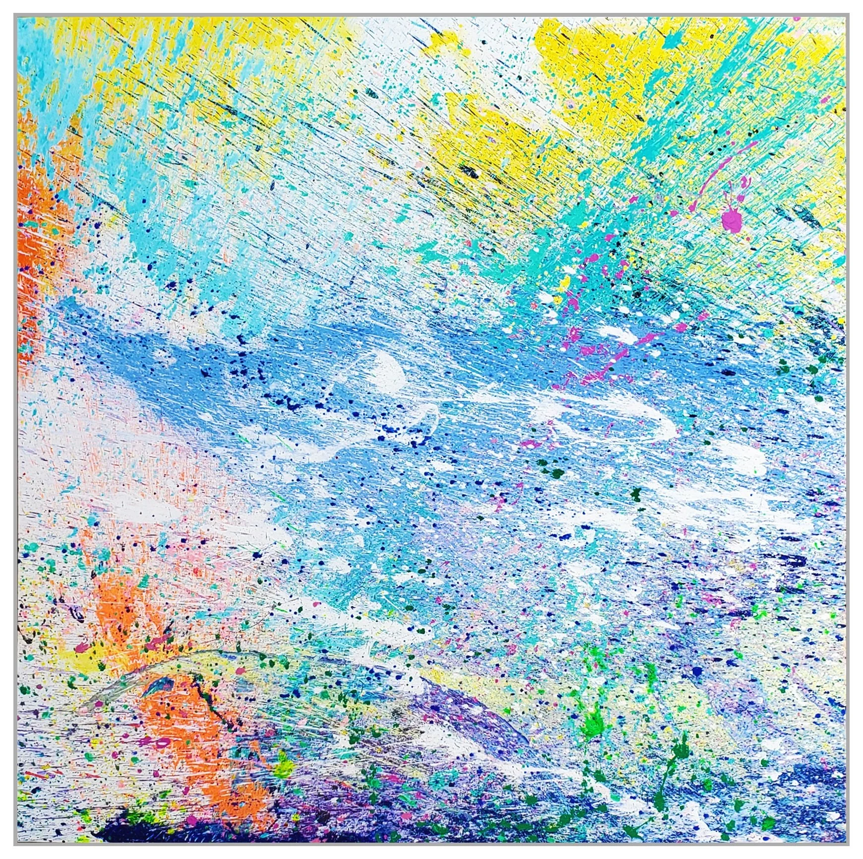 Napa Valley #93, 2019, acrylic on canvas, 72” x 72” (183 x 183cm)