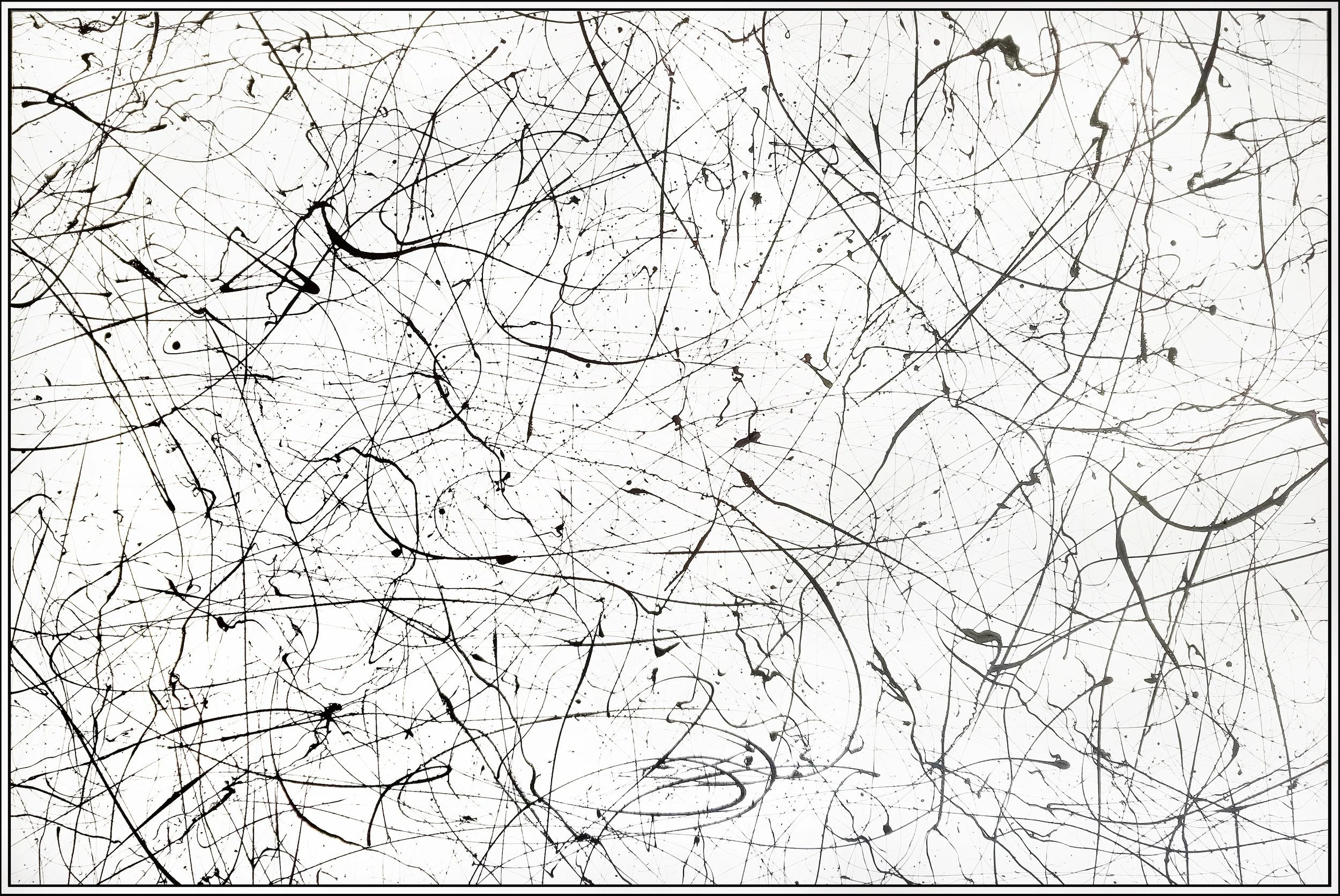 Winter Paradise #14, 2018, acrylic on canvas, 48" x 72" (122 x 183 cm)
