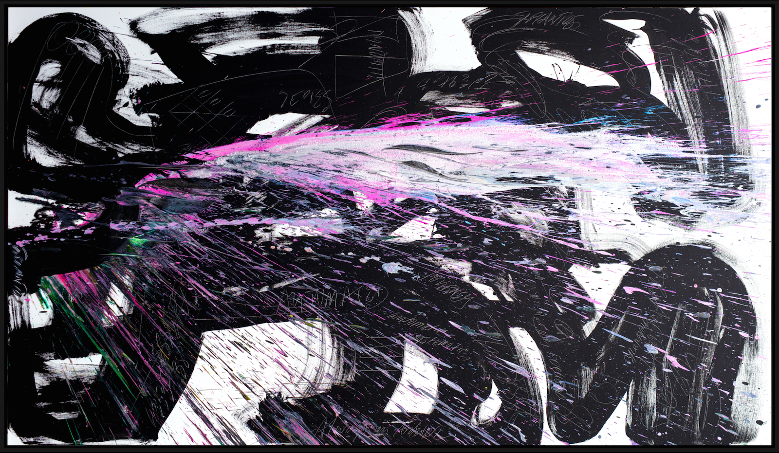 SP² #8, 2021, acrylic on canvas, 84” x 48” (213.4 x 121.9 cm)
