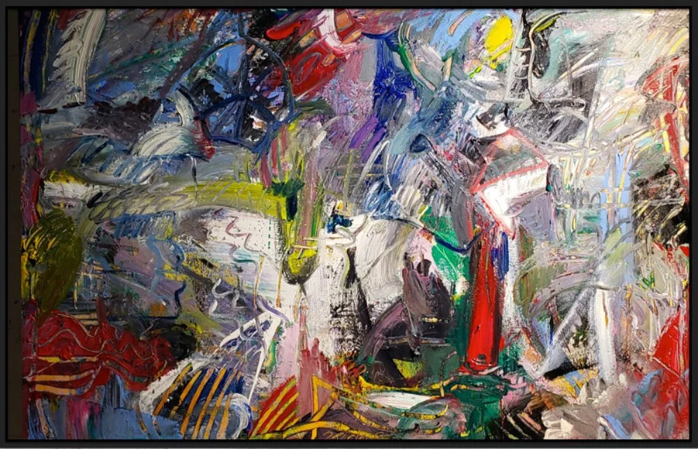 Untitled #50, 2019, acrylic on canvas, 48" x 72" (122 x 183 cm)