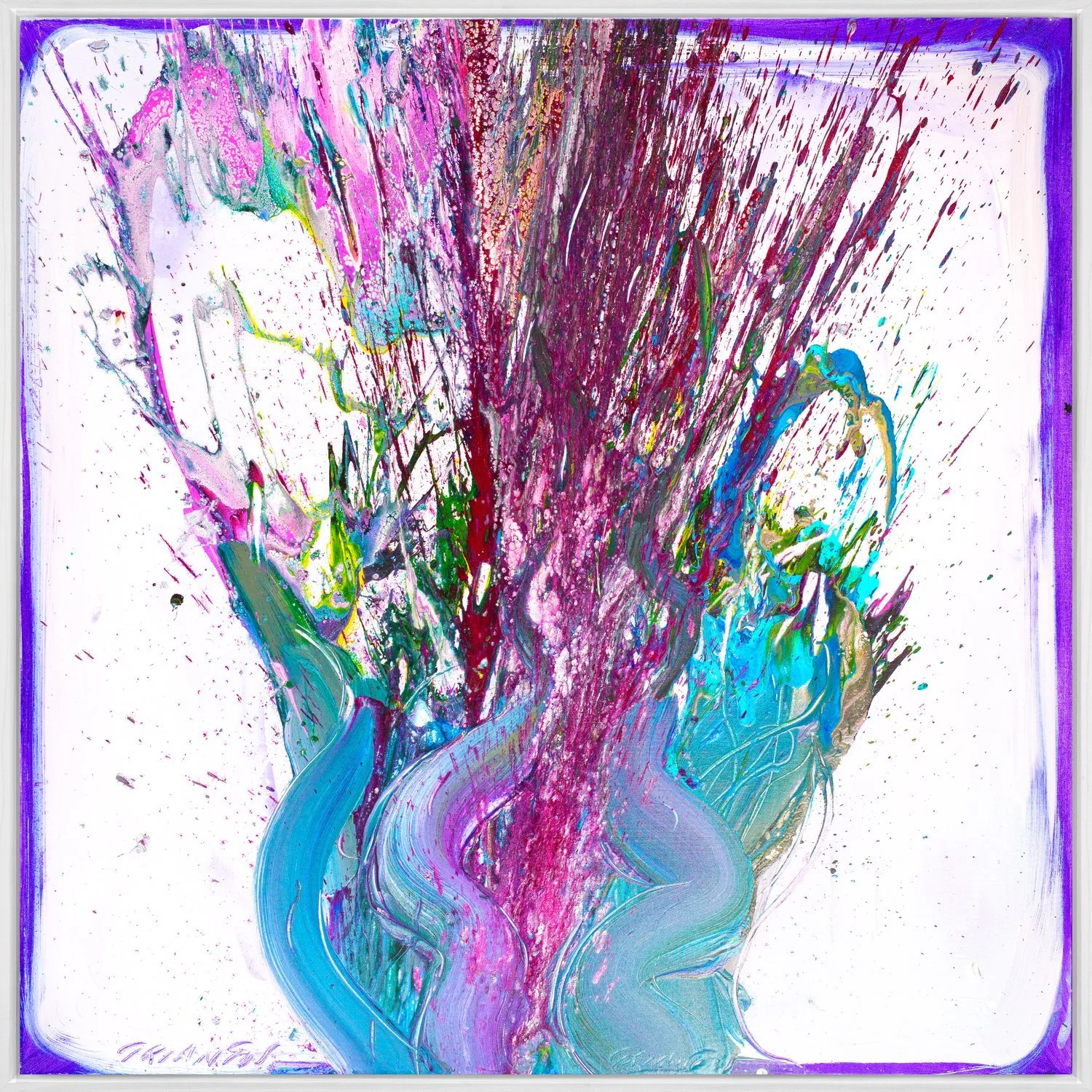 Luxury contemporary abstract original art by international artist Peter Triantos. Available at High-End Art Galleries in Downtown Toronto and Yorkville in Canada.