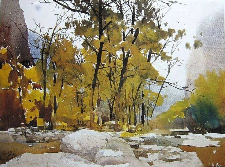 ... and how a painting like this works as both a color piece, but also because of value.