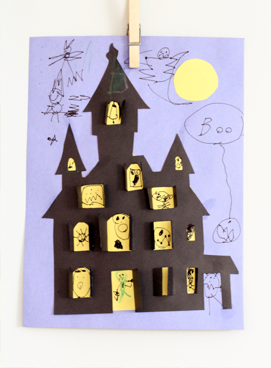 Haunted House Halloween Cutout — Sarah Jane Studios Haunted House Halloween Cutout — Sarah Jane Studios