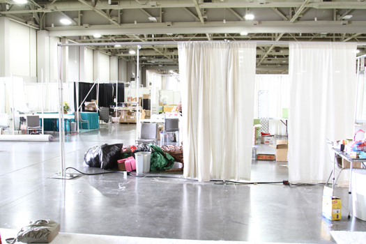 So, in the beginning, the space looked like this.