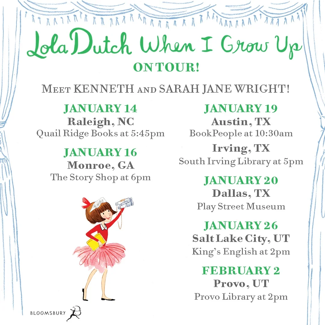 Lola Dutch Book Tour!