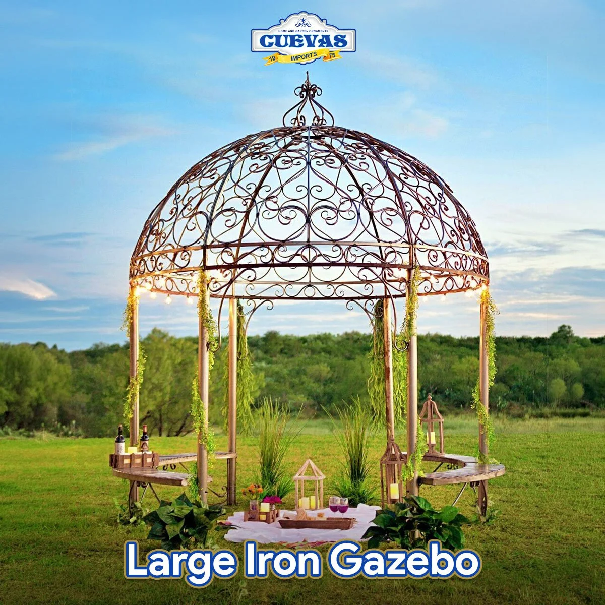 Large Iron Gazebo