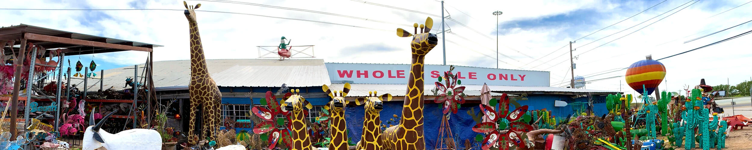 Cuevas Imports Wholesale Mexican Imports, Metal Yard Art Decor, Garden