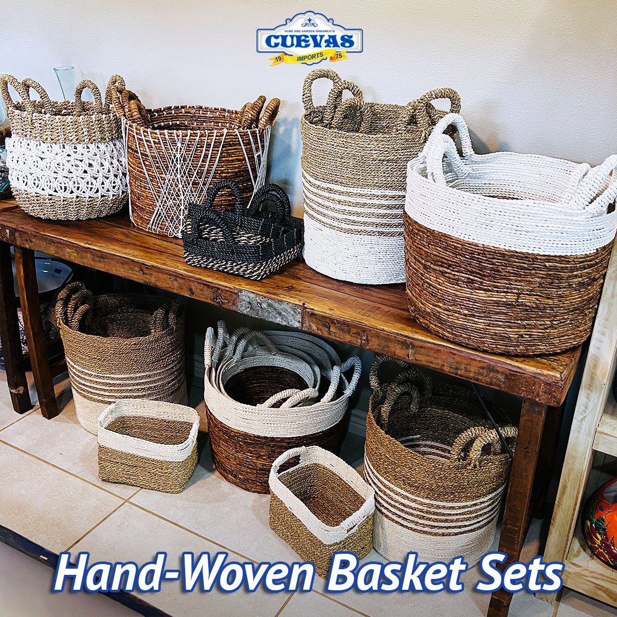 Hand-Woven Basket Sets